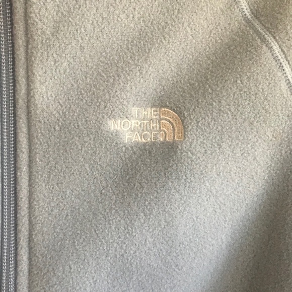 NORTHFACE Girls Light Blue Zip Up Polyester Jacket - Picture 4 of 9